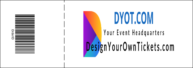 Broadway Event Ticket Product Back