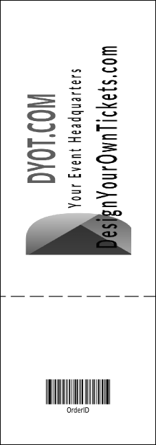 Carnival General Admission Ticket 001 Product Back