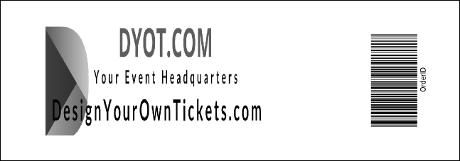 All Purpose General Admission Ticket 001 Product Back
