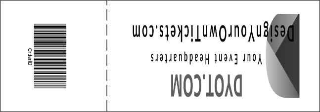 Halloween General Admission Ticket 002 Product Back