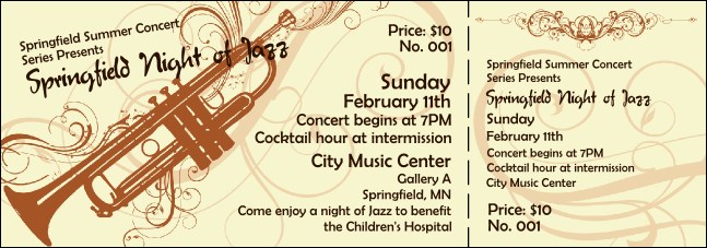 Concert Series Ticket 004 Product Front