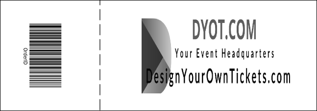 All Purpose General Admission Ticket 003 Product Back