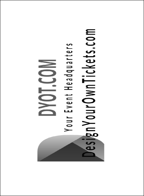 Portland Invitation (black and white) Product Back