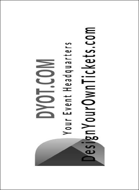 Los Angeles Invitation (Black and white) Product Back