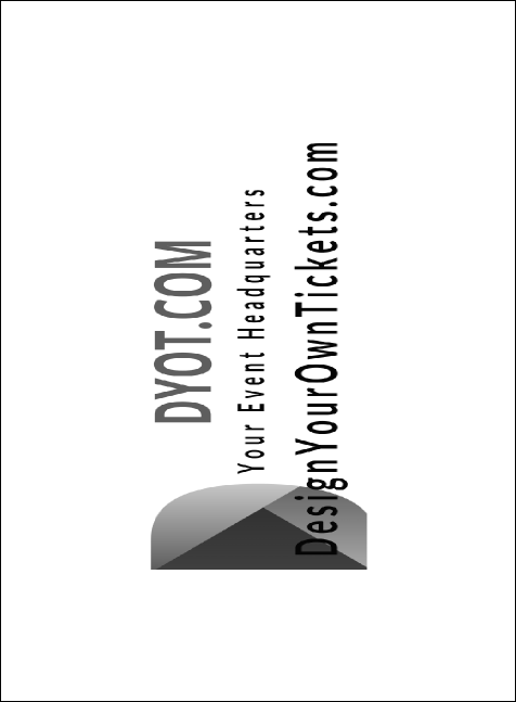 Toronto Invitation (Black & White) Product Back