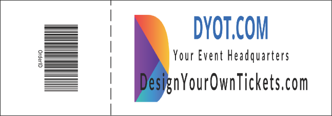 Swing Dance Raffle Ticket Product Back