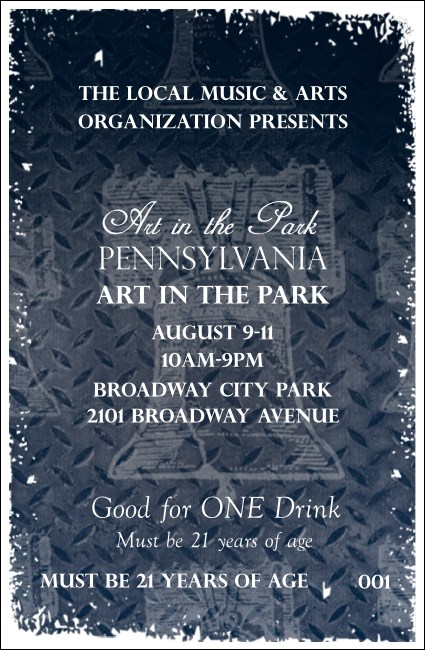 Pennsylvania Drink Ticket