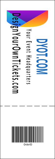 Sportsman's Expo Raffle Ticket Product Back