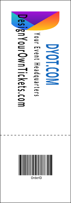 Hanukkah Abstract Raffle Ticket Product Back