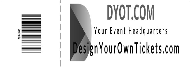 Christmas Black and White Raffle Ticket 001 Product Back