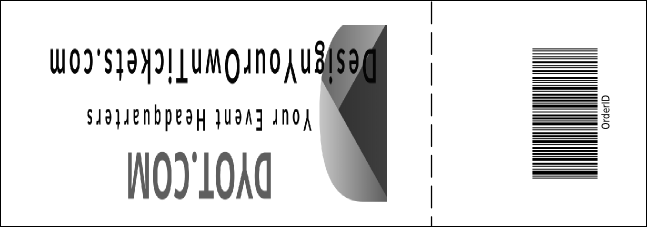 Jazz Concert Raffle Ticket (Black and White) Product Back