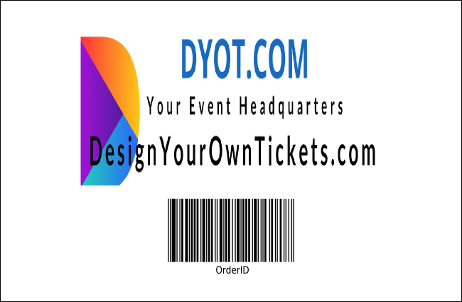 Hip Hop Red Drink Ticket Product Back