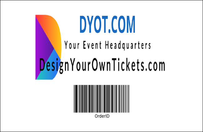 Choral Drink Ticket Product Back