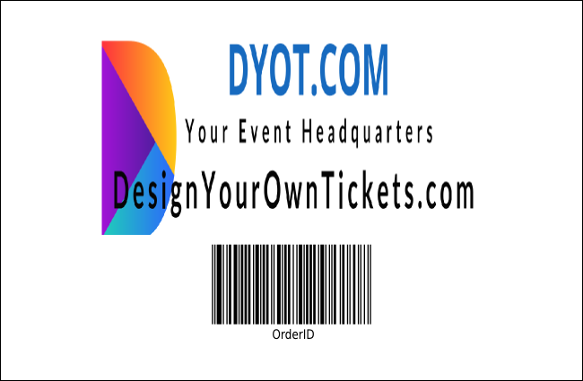 Mixed Martial Arts Event Drink Ticket Product Back
