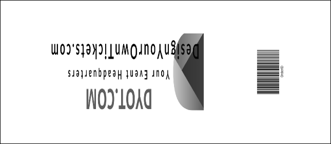 Rock Concert BW VIP Pass Product Back
