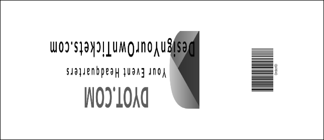 Jazz Concert VIP Pass (Black and White) Product Back
