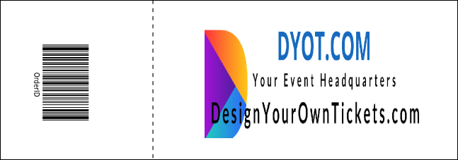 Retro Gymnastics Event Ticket Product Back