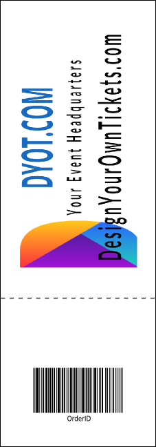 Jack and Jill Event Ticket Product Back