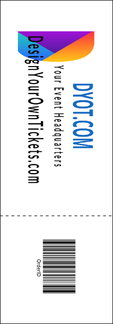Blues Raffle Ticket Product Back