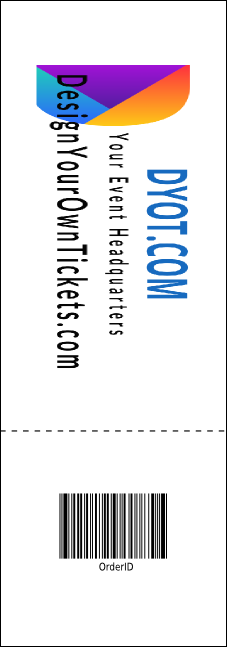 Spring Raffle Ticket Product Back