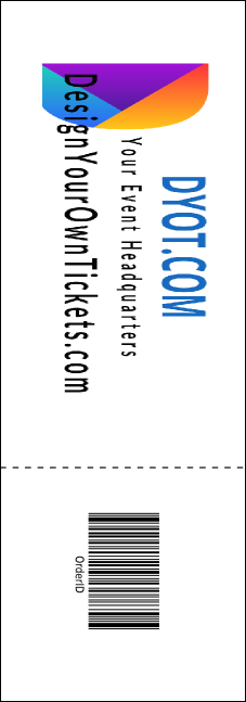 Burgers and Beer Raffle Ticket Product Back