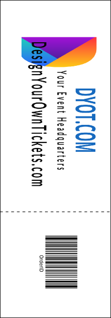 Magic Show Raffle Ticket Product Back