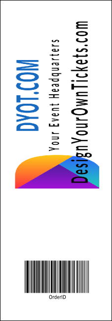 Spiritual Music Event Ticket Product Back