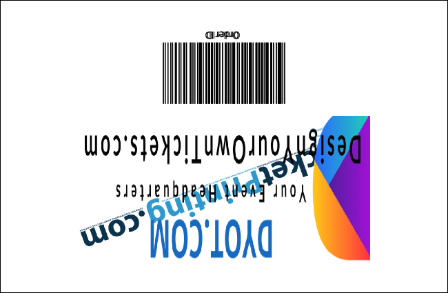 Bridal Fair Drink Ticket Product Back