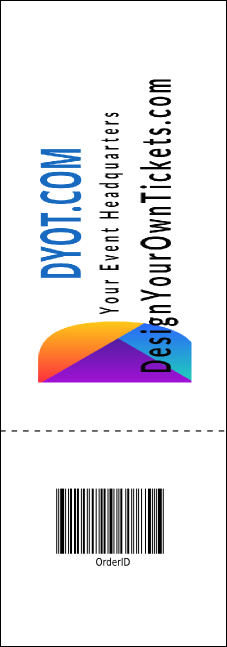 Social Networking Raffle Ticket Product Back