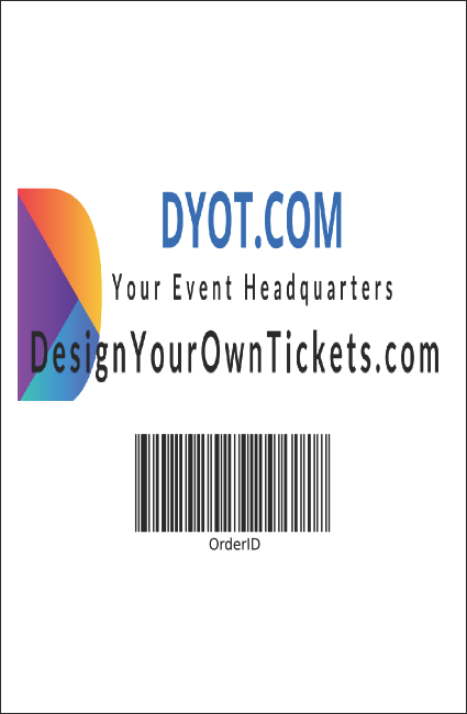 Winter Bird Drink Ticket Product Back