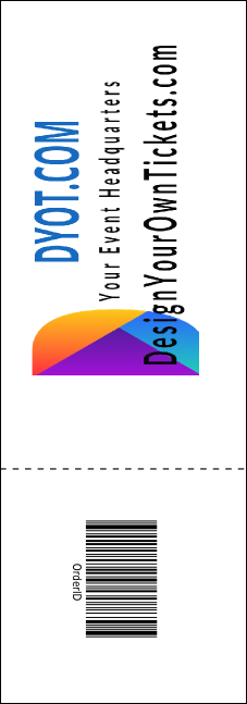 Spiritual Music Raffle Ticket Product Back