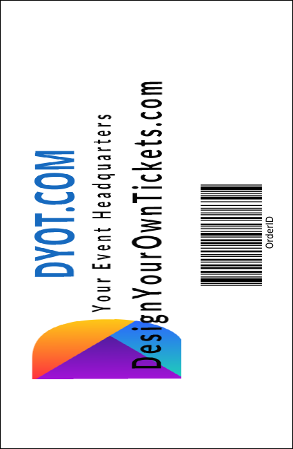 Classical Music Drink Ticket Product Back