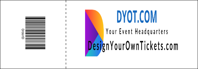 Children's Music Event Ticket Product Back