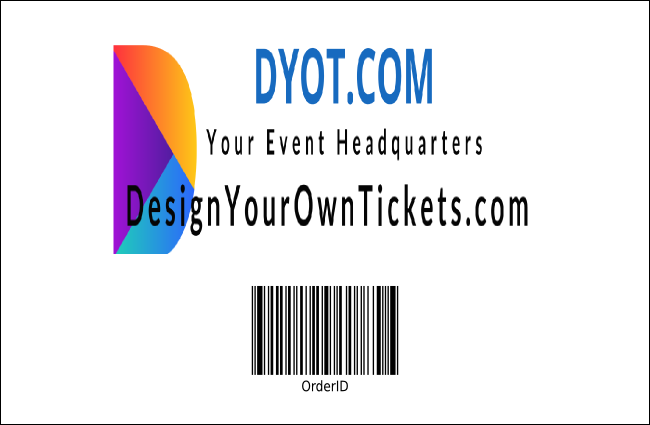 Hockey Faceoff Drink Ticket Product Back