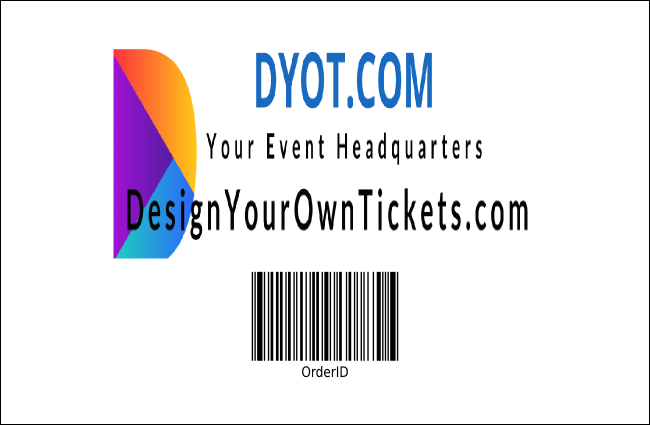 Hockey Badge Blue Drink Ticket Product Back