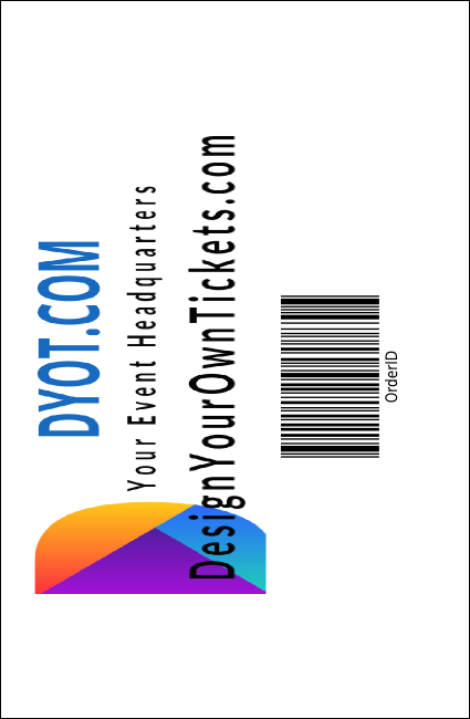 Bollywood Drink Ticket Product Back