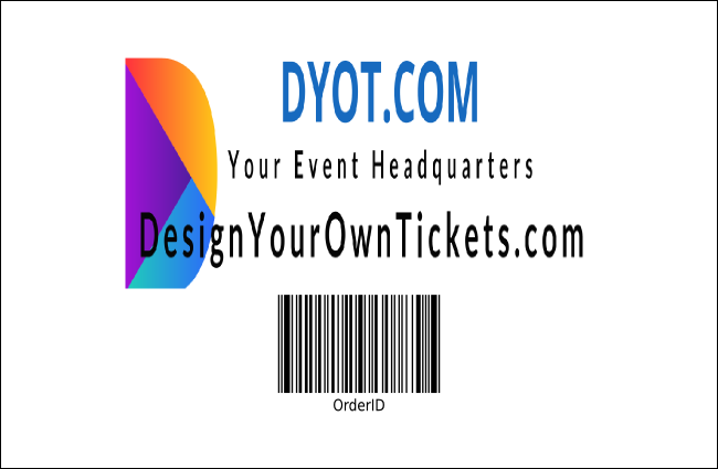 Hip Hop Graffiti Drink Ticket Product Back