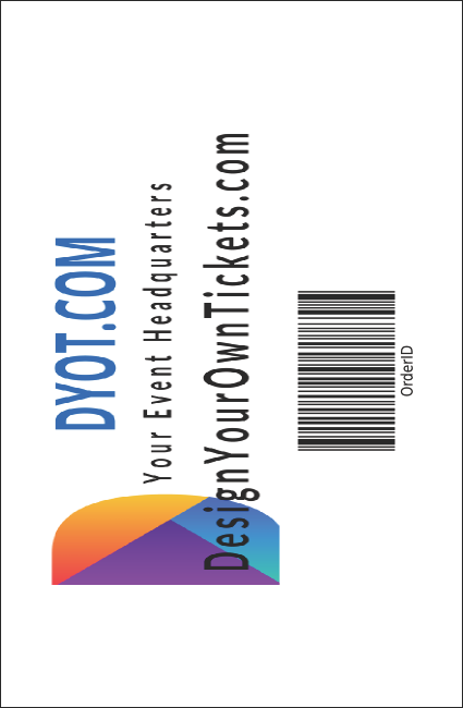 Skating Party Drink Ticket Product Back