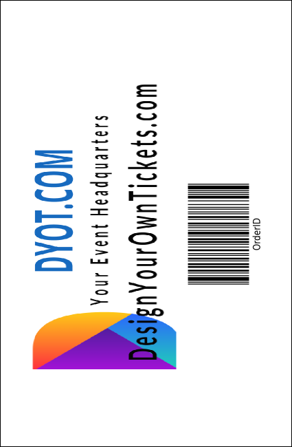 Winter Festival Drink Ticket Product Back