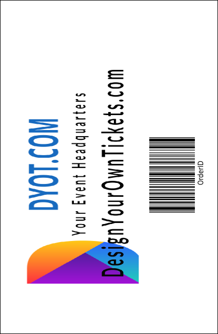 Skateboarding Drink Ticket Product Back